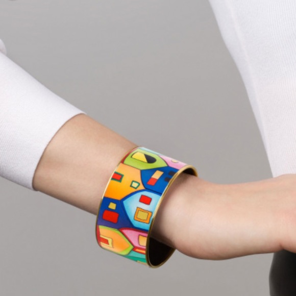 Authentic Frey Wille enamel and 24k gold bracelet - Picture 7 of 7